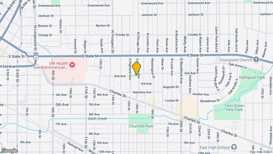 301 S Chicago Ave Map and Location Details