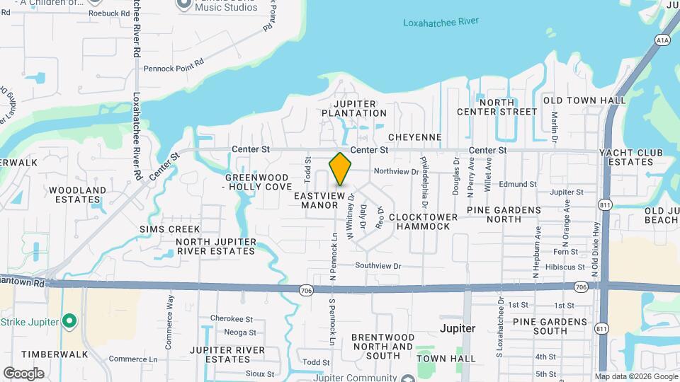 601 N Pennock Ln Map and Location Details