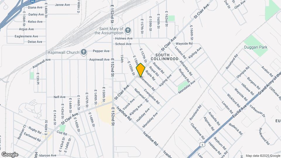 880 Stevenson Rd Map and Location Details