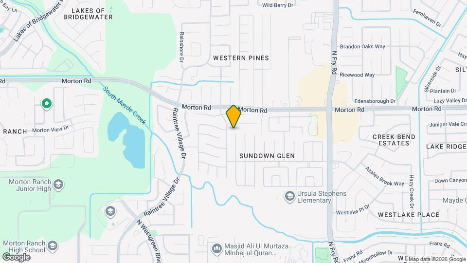 3061 Walnut Springs Dr Map and Location Details