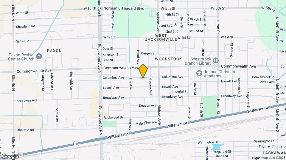 3334 Columbus Ave Map and Location Details