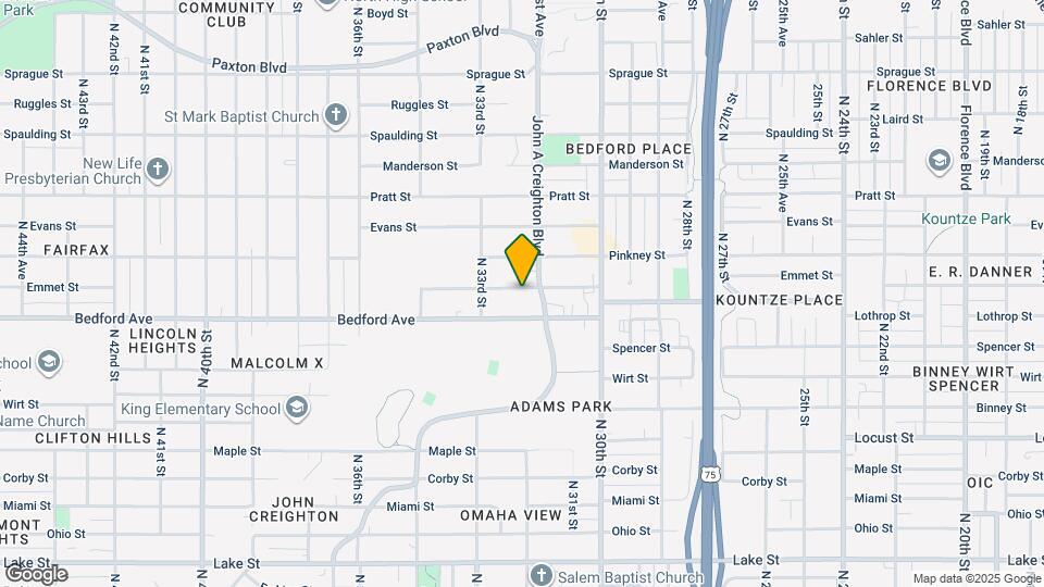 3205 Emmet St Map and Location Details