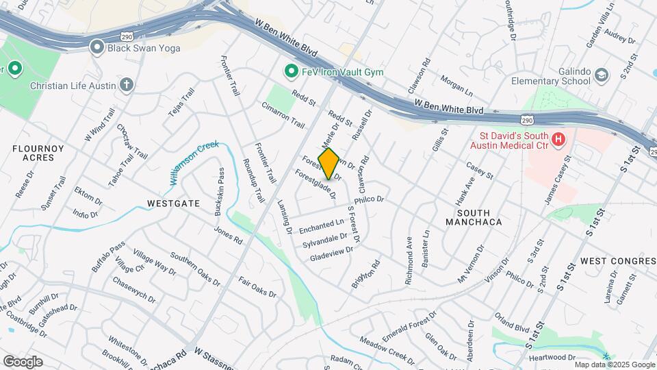 1800 Forestglade Dr Map and Location Details