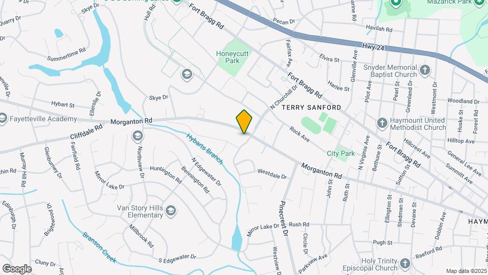 2405 Morganton Rd Map and Location Details