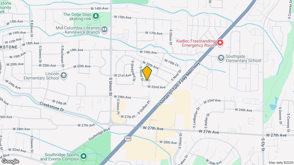 2108 S Quillan St Map and Location Details