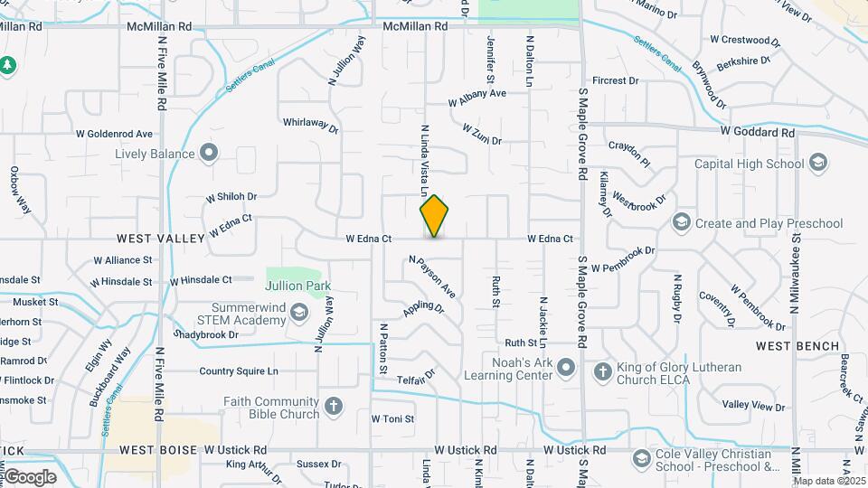 9557 W Edna St Map and Location Details