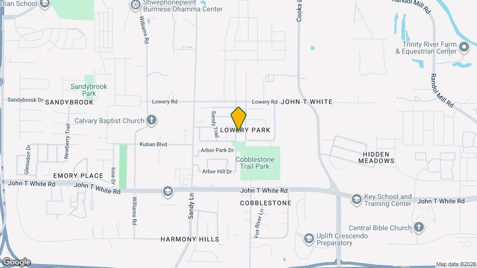 717 Cross Ridge Circle North Mapa y Detalles de la Ubicación