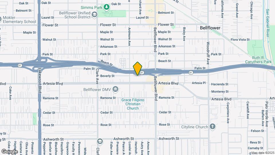 9628 Beverly St Map and Location Details