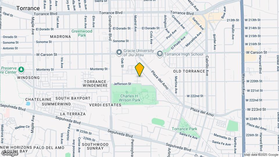 2303 Jefferson St Map and Location Details