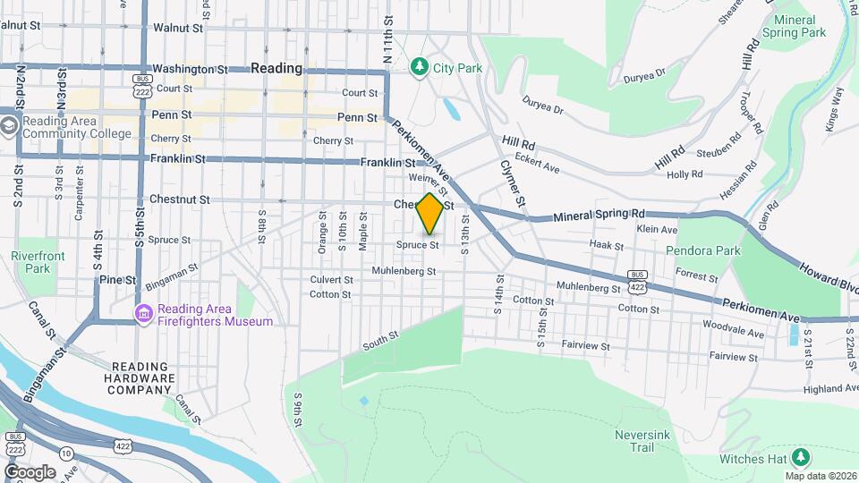 247 S 12th St Map and Location Details