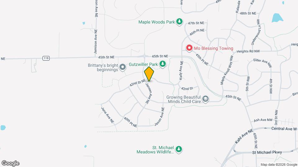 4184 Jansen Ave NE Mapa y Detalles de la Ubicación