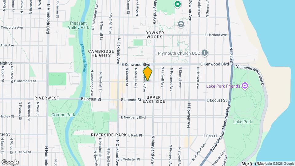 2974 N Frederick Ave Map and Location Details