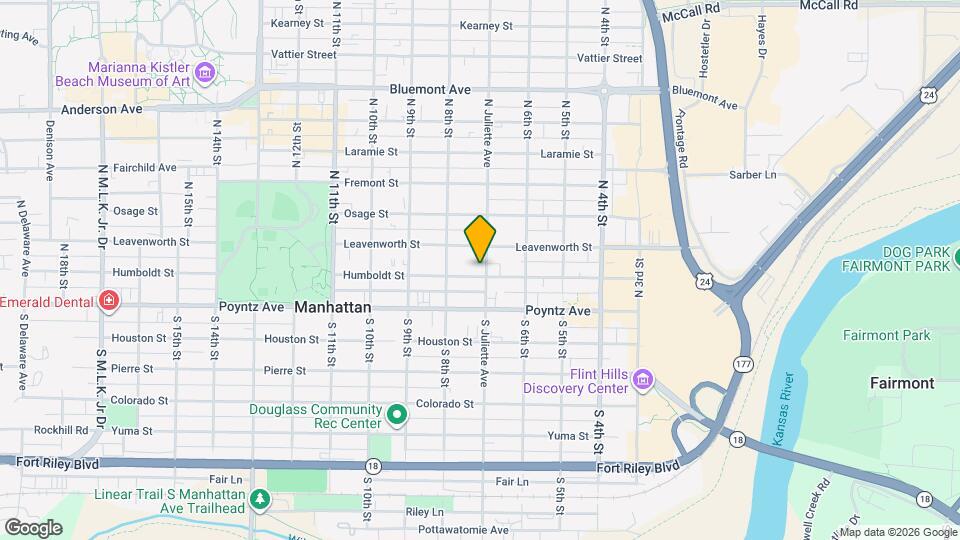 203 N Juliette Ave Map and Location Details