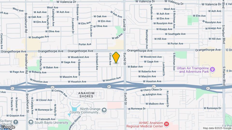 1419 S Orange Ave Map and Location Details