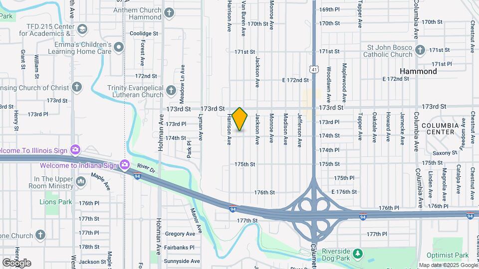 7350 Van Buren Ave Map and Location Details