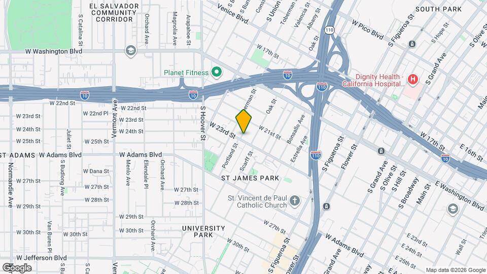 2142 Portland St Mapa y Detalles de la Ubicación