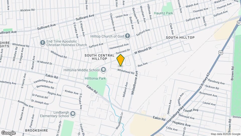 833 Clardendon Avenue: Front Map and Location Details