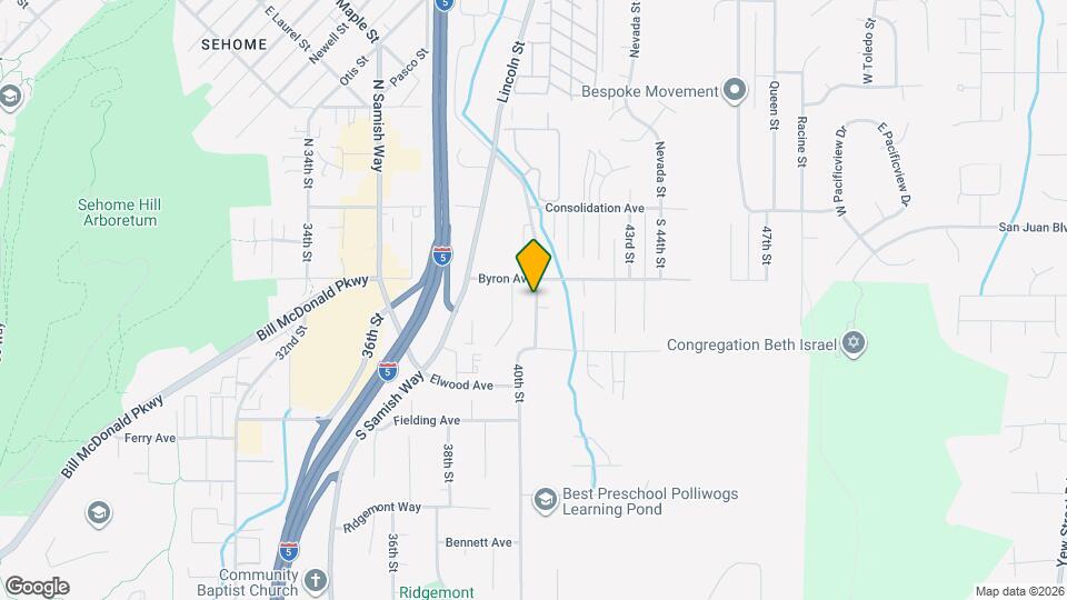 4020 Byron Ave Map and Location Details