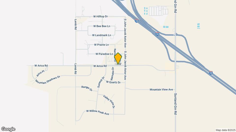 10585 W Arica Rd Map and Location Details