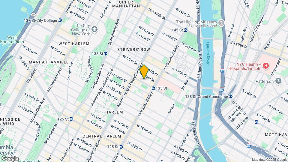 127-129 W 135th St Map and Location Details