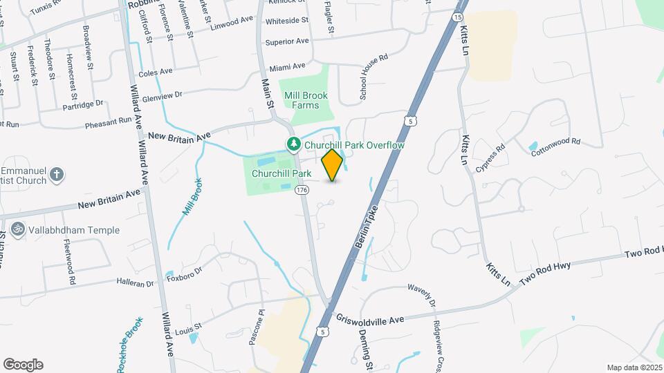 83 Churchill Way Map and Location Details