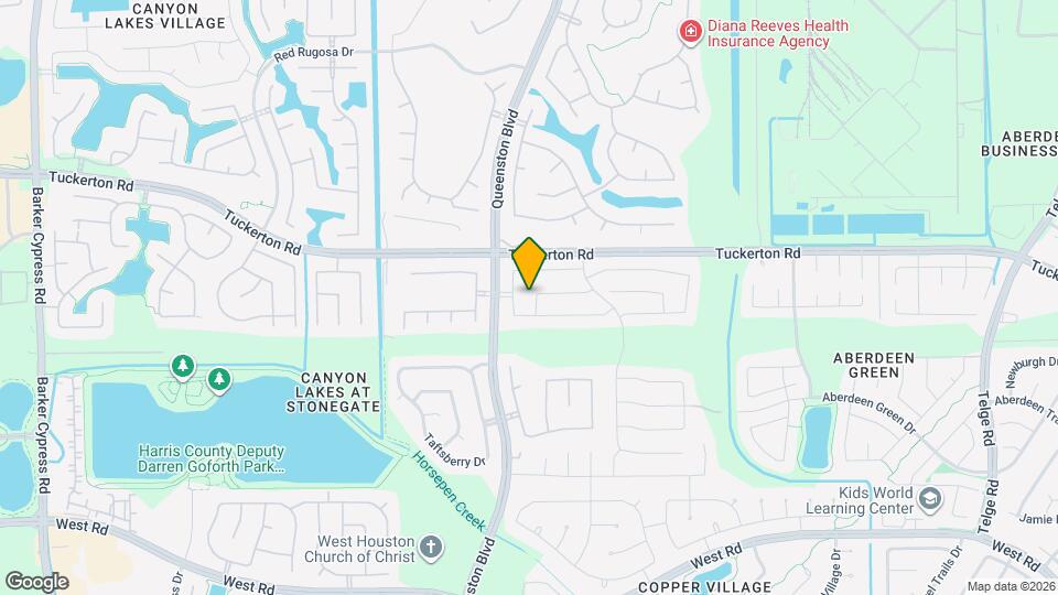 9623 Gorman Brook Dr Map and Location Details