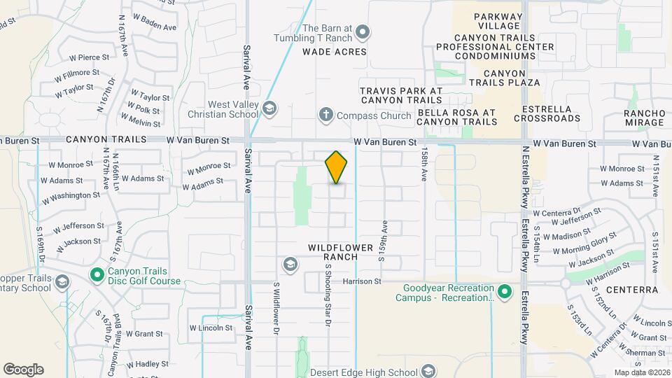 16071 W Adams St Map and Location Details