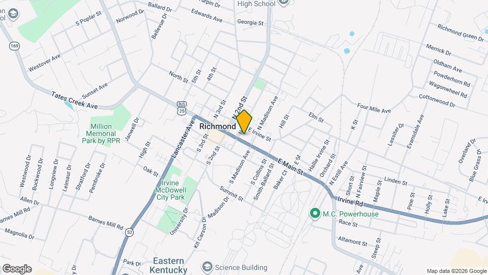 117 E Main St, Unit 2 Mapa y Detalles de la Ubicación