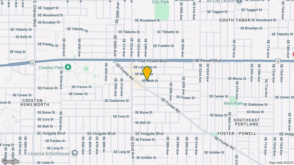 3804-3814 SE 54th Ave Mapa y Detalles de la Ubicación