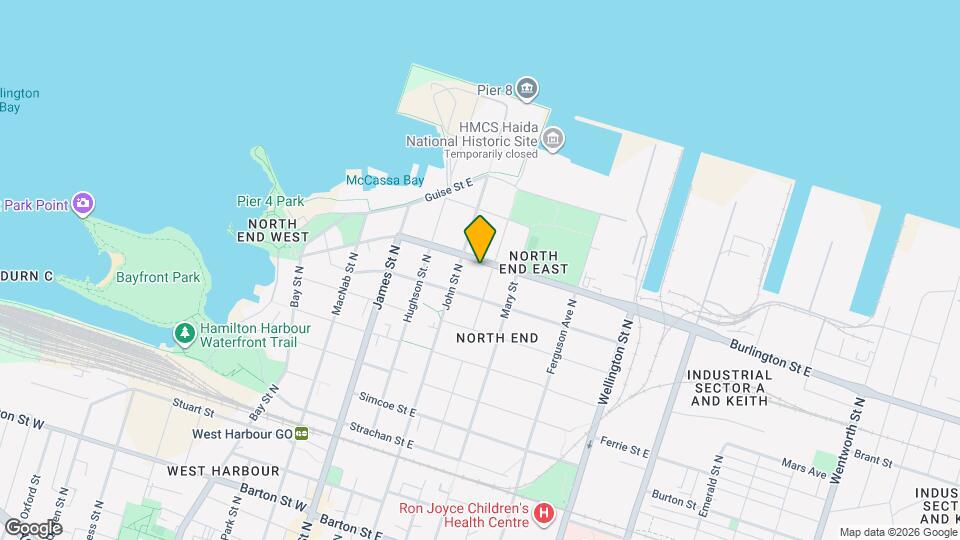 76 Burlington St E Map and Location Details