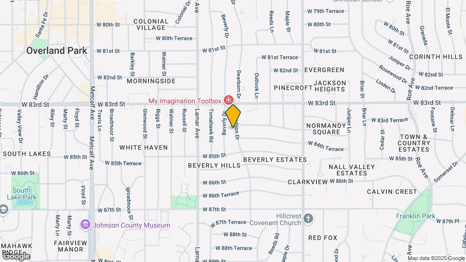8408 Woodson Dr Map and Location Details