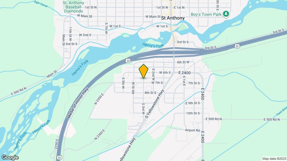 647 S 3rd W Map and Location Details