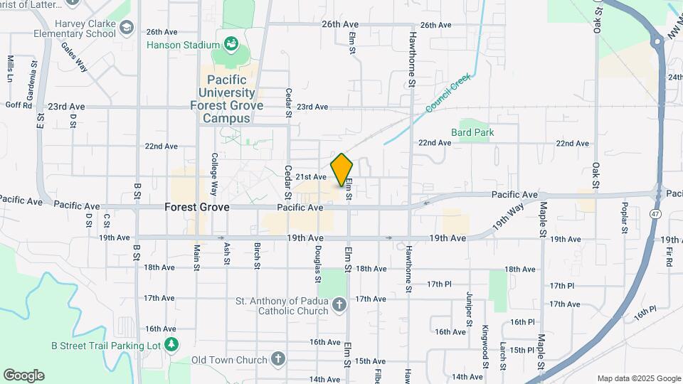 Elms Retirement Center Map and Location Details
