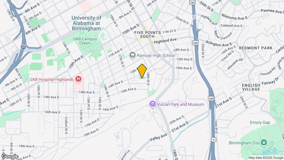 1733 14th Ct S Mapa y Detalles de la Ubicación