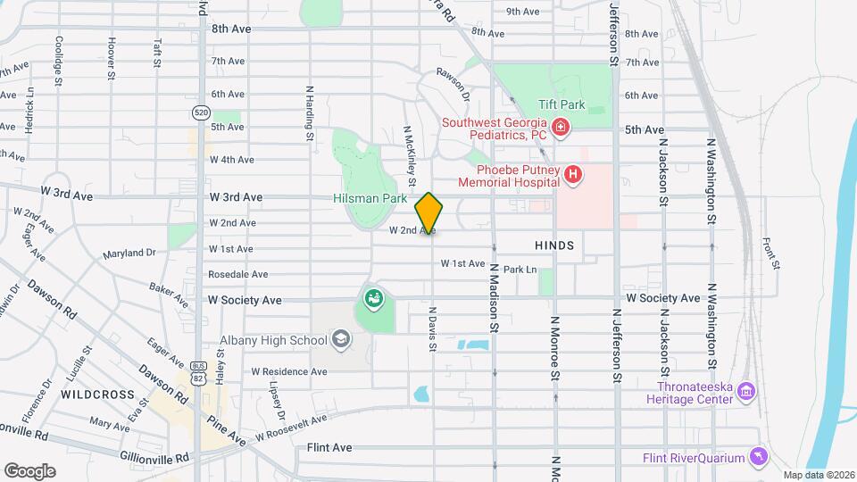 811 N Davis St Map and Location Details