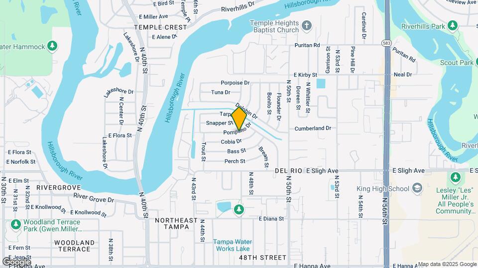 4429 Pompano Dr Map and Location Details