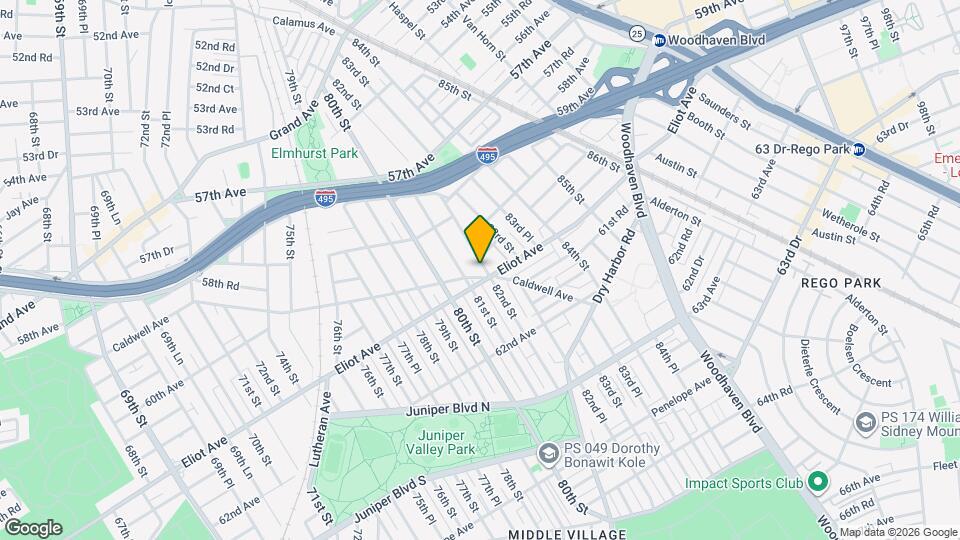 60-40 82nd St Map and Location Details