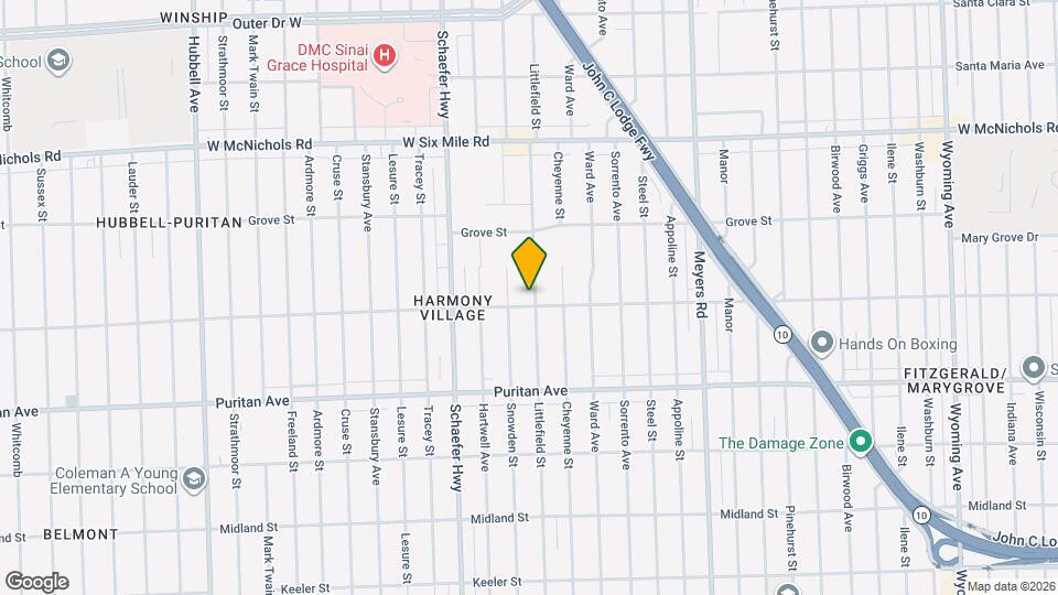 16511 Littlefield St Mapa y Detalles de la Ubicación