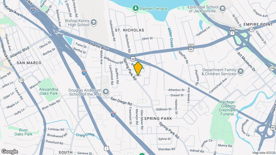 2231 Spring Park Rd, Unit 3 Mapa y Detalles de la Ubicación