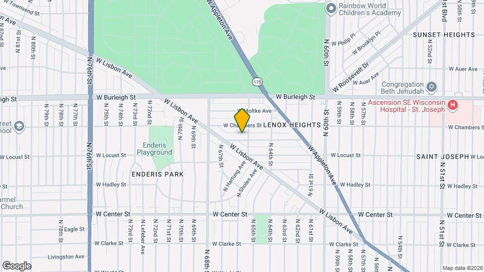 6616 W Girard Ave Mapa y Detalles de la Ubicación