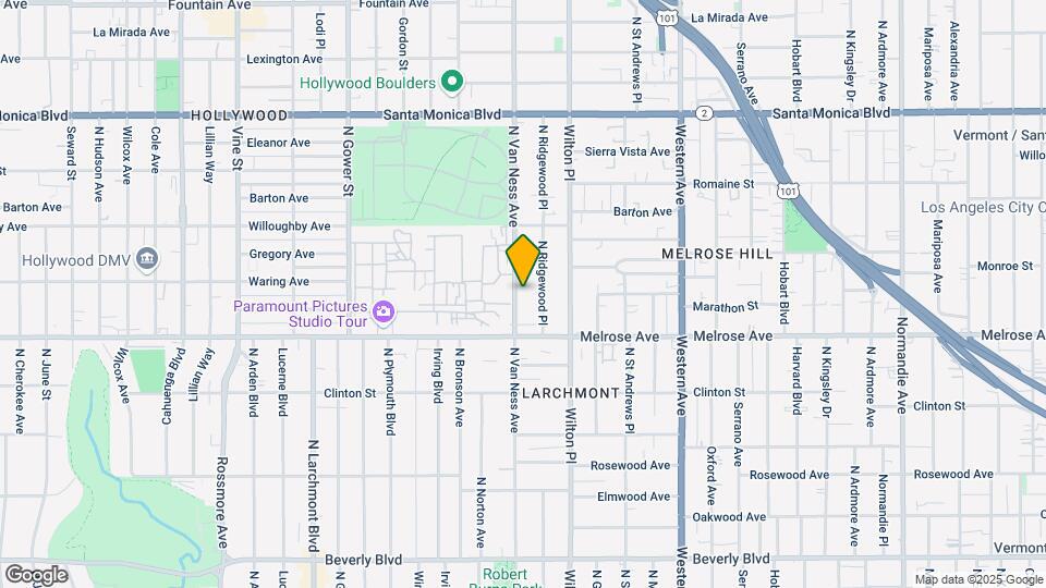 762 N Van Ness Ave Mapa y Detalles de la Ubicación