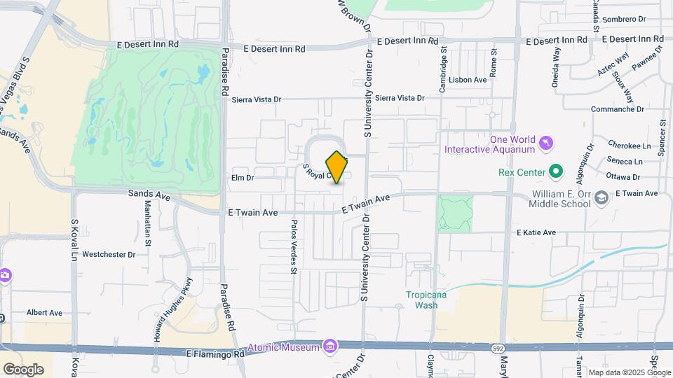 615 S Royal Crest Cir Map and Location Details