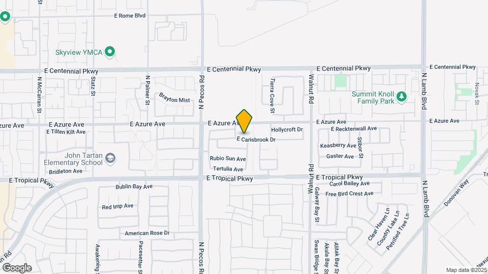 3636 E Carisbrook Dr Map and Location Details