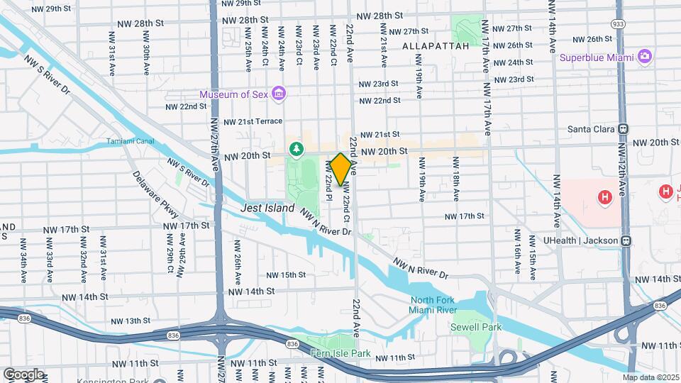 1850 NW 22nd Ct Mapa y Detalles de la Ubicación