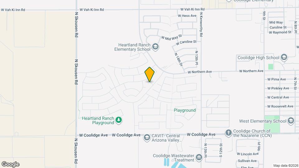 354 N 17th Pl Map and Location Details