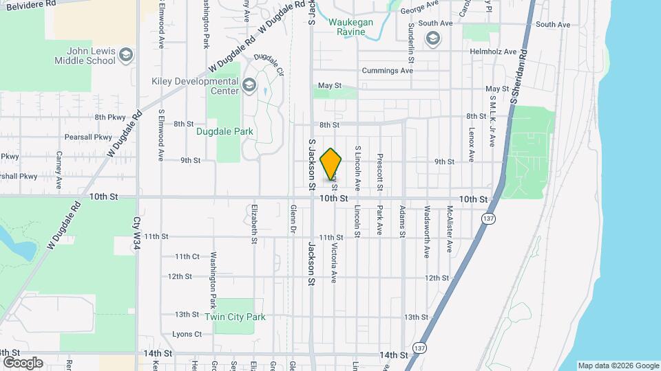 930 S Victory St Map and Location Details