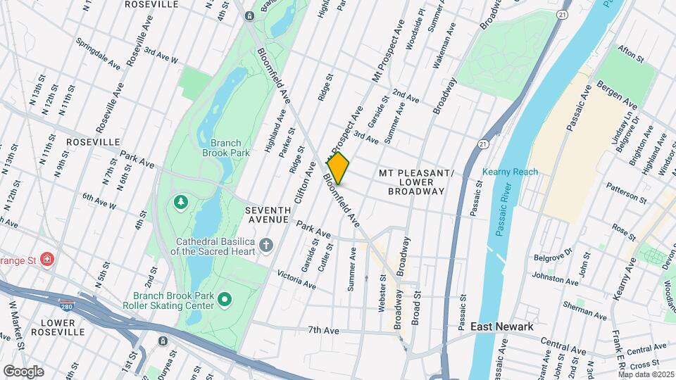 129 Bloomfield Ave Mapa y Detalles de la Ubicación