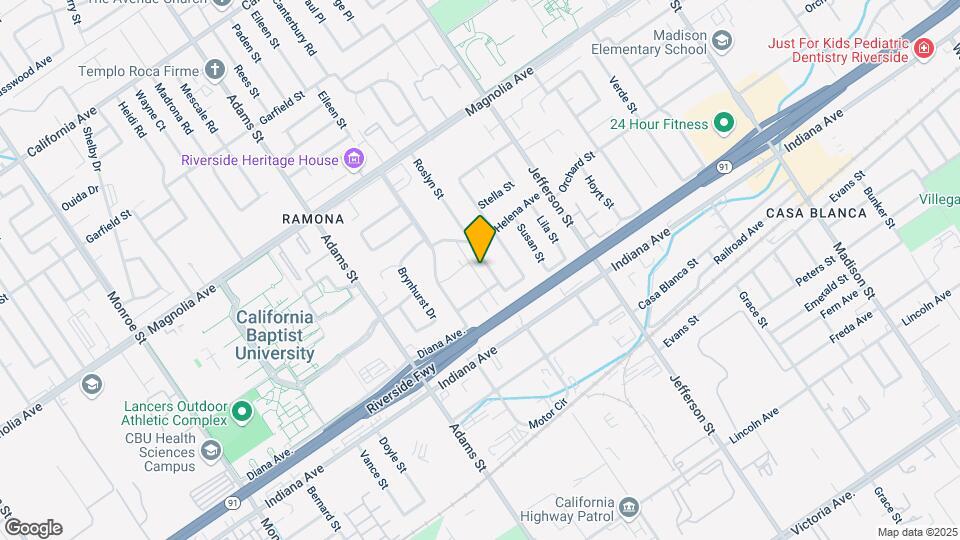 3538 Roslyn St Map and Location Details