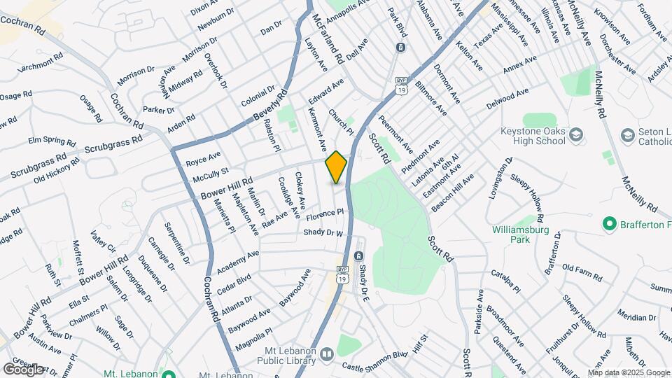 448 Washington Rd Mapa y Detalles de la Ubicación