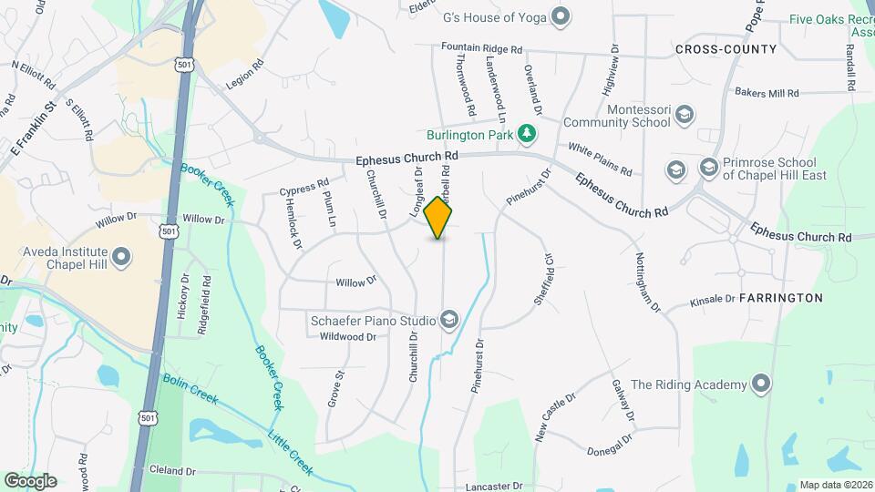 708 Tinkerbell Rd Map and Location Details